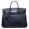 Hermes Black Birkin 40 Togo Leather Bag For Women -Deals Hermes Store 1650200865220414 009