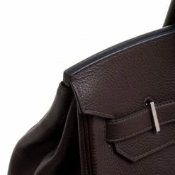 Hermes Cacao Togo Leather Palladium Hardware Birkin 35 Bag For Women -Deals Hermes Store 773ca38605dc2f36213f284f47bf38791516018285.2154