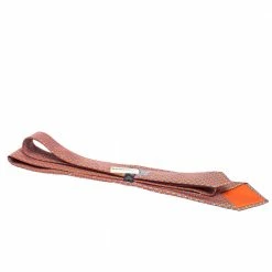 Hermes Orange Seashell Printed Silk Tie For Men -Deals Hermes Store luxury men hermes new accessories p271531 001