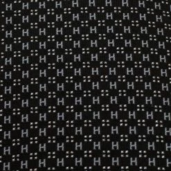 Hermes Black Faconnee H Jacquard Classic Silk Tie For Men -Deals Hermes Store luxury men hermes new accessories p278551 004