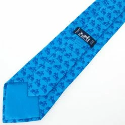 Hermes Signature Horse Logo Print Tie For Men -Deals Hermes Store luxury men hermes new accessories p28964 005