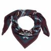 Hermes Burgundy Flamboyant Web Cashmere Blend Square Scarf For Men -Deals Hermes Store luxury men hermes new accessories p294403 003