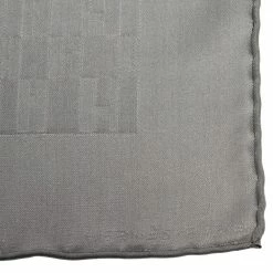 Hermes Grey Faconnee Grand H Silk Pocket Square For Men -Deals Hermes Store luxury men hermes new accessories p313017 002