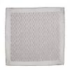 Hermes Grey Faconnee Grand H Silk Pocket Square For Men -Deals Hermes Store luxury men hermes new accessories p313017 004