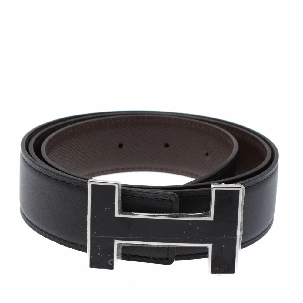 Hermes Noir/Chocolat Quizz Belt 85 CM For Men 4 Hermes Noir/Chocolat Quizz Belt 85 CM For Men - Image 2