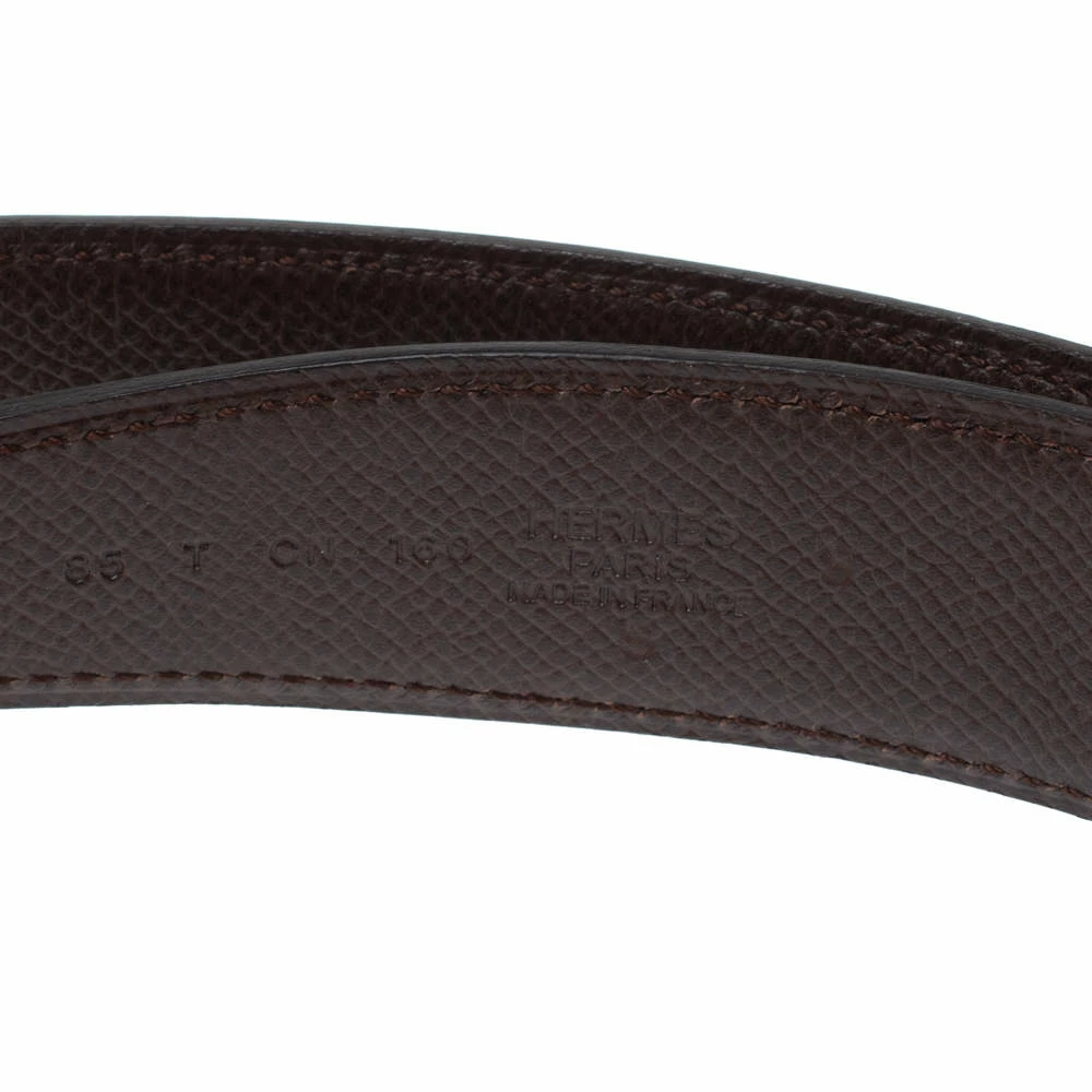 Hermes Noir/Chocolat Quizz Belt 85 CM For Men 7 Hermes Noir/Chocolat Quizz Belt 85 CM For Men - Image 5