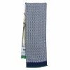 Hermes Hermès Blue & Green Imprimeur Fou H Coaching Cashmere Silk Muffler For Men -Deals Hermes Store luxury men hermes new accessories p429815 001