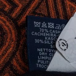 Hermes Orange Tinos Cashmere & Silk Muffler For Men 11 Hermes Orange Tinos Cashmere & Silk Muffler For Men -Deals Hermes Store luxury men hermes new accessories p475127 004