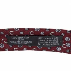 Hermes Hermès Bordeaux Tie 7 Job Interview Silk Tie For Men -Deals Hermes Store luxury men hermes new accessories p503817 002