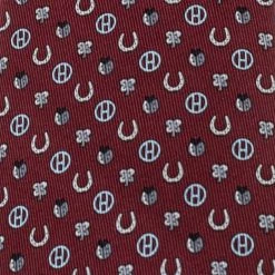 Hermes Hermès Bordeaux Tie 7 Job Interview Silk Tie For Men -Deals Hermes Store luxury men hermes new accessories p503817 008
