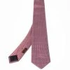 Hermes Hermès Red 7 Overboard Jacquard Silk Tie For Men