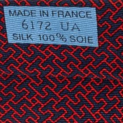 Hermes Hermès Marine Blue & Red 7 Amazing Silk Tie For Men -Deals Hermes Store luxury men hermes new accessories p503891 007