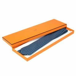 Hermes Hermès Blue 7 Poulain Silk Twill Tie For Men -Deals Hermes Store luxury men hermes new accessories p503898 006