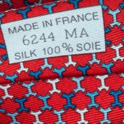 Hermes Hermès Rouge 7 H Street Silk Tie For Men -Deals Hermes Store luxury men hermes new accessories p503900 007