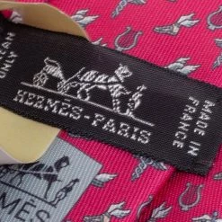 Hermes Pink 7 Flying Hermes Silk Twill Tie For Men -Deals Hermes Store luxury men hermes new accessories p503926 004