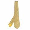 Hermes Jaune 7 Infini Silk Twill Tie For Men -Deals Hermes Store luxury men hermes new accessories p503932 003