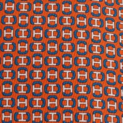 Hermes Orange 7 H Maillon Silk Twill Tie For Men 8 Hermes Orange 7 H Maillon Silk Twill Tie For Men -Deals Hermes Store luxury men hermes new accessories p503935 004