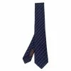 Hermes Navy Blue Flowers In Club Silk Tie For Men -Deals Hermes Store luxury men hermes new accessories p504013 003