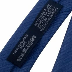 Hermes Blue Jean 7 Shinny Silk Tie For Men -Deals Hermes Store luxury men hermes new accessories p504016 002