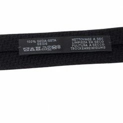 Hermes Black 7 Shinny Silk Tie For Men -Deals Hermes Store luxury men hermes new accessories p504252 003