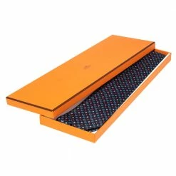 Hermes Navy Blue 7 Job Interview Silk Twill Tie For Men -Deals Hermes Store luxury men hermes new accessories p505053 004