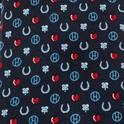 Hermes Navy Blue 7 Job Interview Silk Twill Tie For Men -Deals Hermes Store luxury men hermes new accessories p505053 007