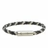 Hermes Hermès Multicolor Braided Leather Palladium Plated Goliath T3 Bracelet For Men -Deals Hermes Store luxury men hermes new accessories p596614 001