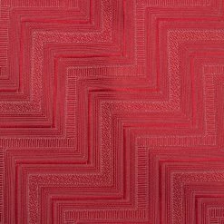 Hermes Red Zig Zag Pattern Woven Silk Tie For Men -Deals Hermes Store luxury men hermes new accessories p74193 002