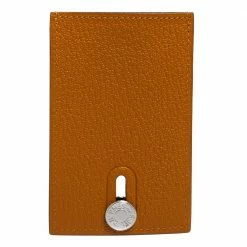 Hermes Caramel Mysore Leather Diabolo Card Holder For Men -Deals Hermes Store luxury men hermes new bags p505767 009