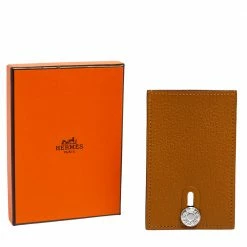 Hermes Caramel Mysore Leather Diabolo Card Holder For Men -Deals Hermes Store luxury men hermes new bags p505767 011