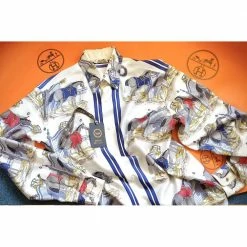 Hermes Multicolor Silk Men's Shirt 41 For Men -Deals Hermes Store luxury men hermes new clothes p663935 002
