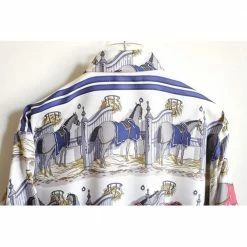 Hermes Multicolor Silk Men's Shirt 41 For Men -Deals Hermes Store luxury men hermes new clothes p663935 004