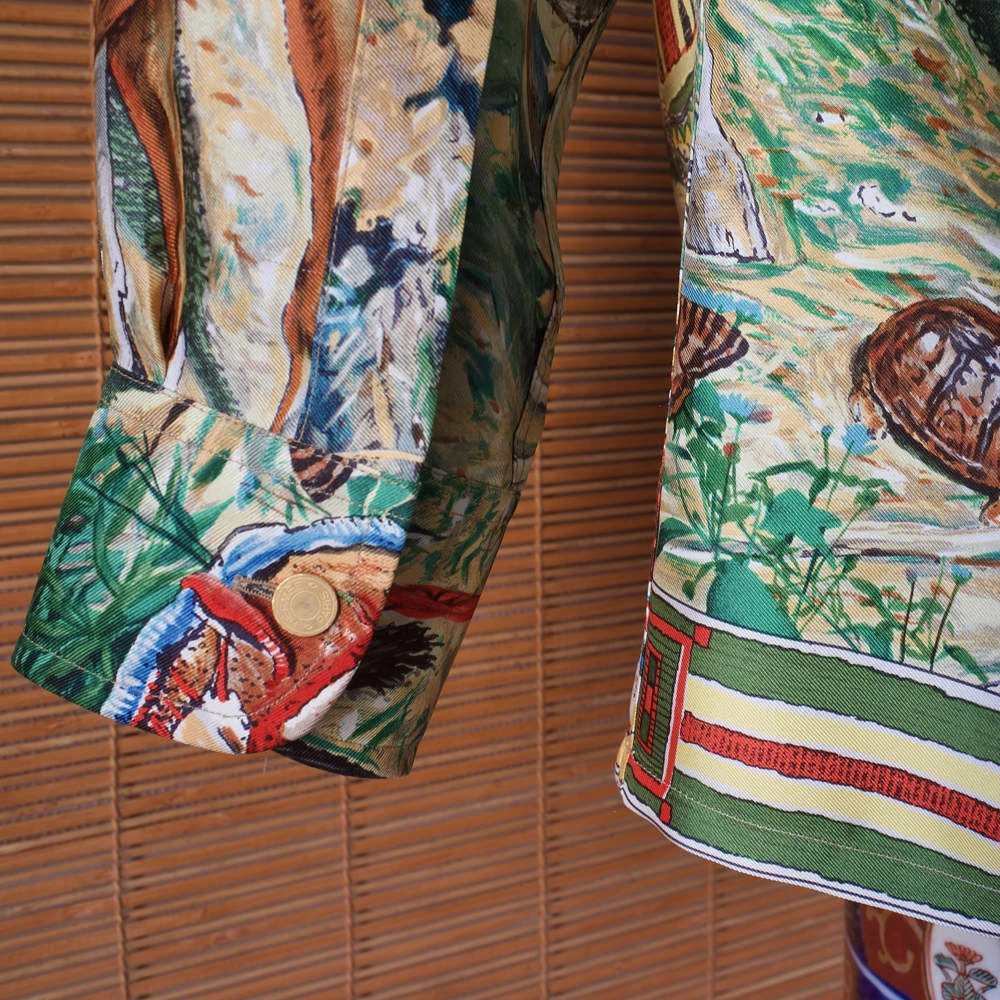 Hermes Multicolor Men's Shirt Size Tg.38 ( Collar ) For Men 10 Hermes Multicolor Men's Shirt Size Tg.38 ( Collar ) For Men - Image 8