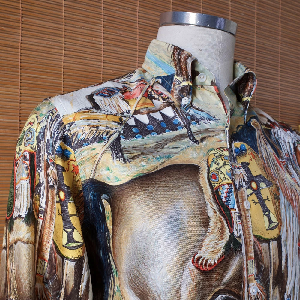 Hermes Multicolor Men's Shirt Size Tg.38 ( Collar ) For Men 12 Hermes Multicolor Men's Shirt Size Tg.38 ( Collar ) For Men - Image 10