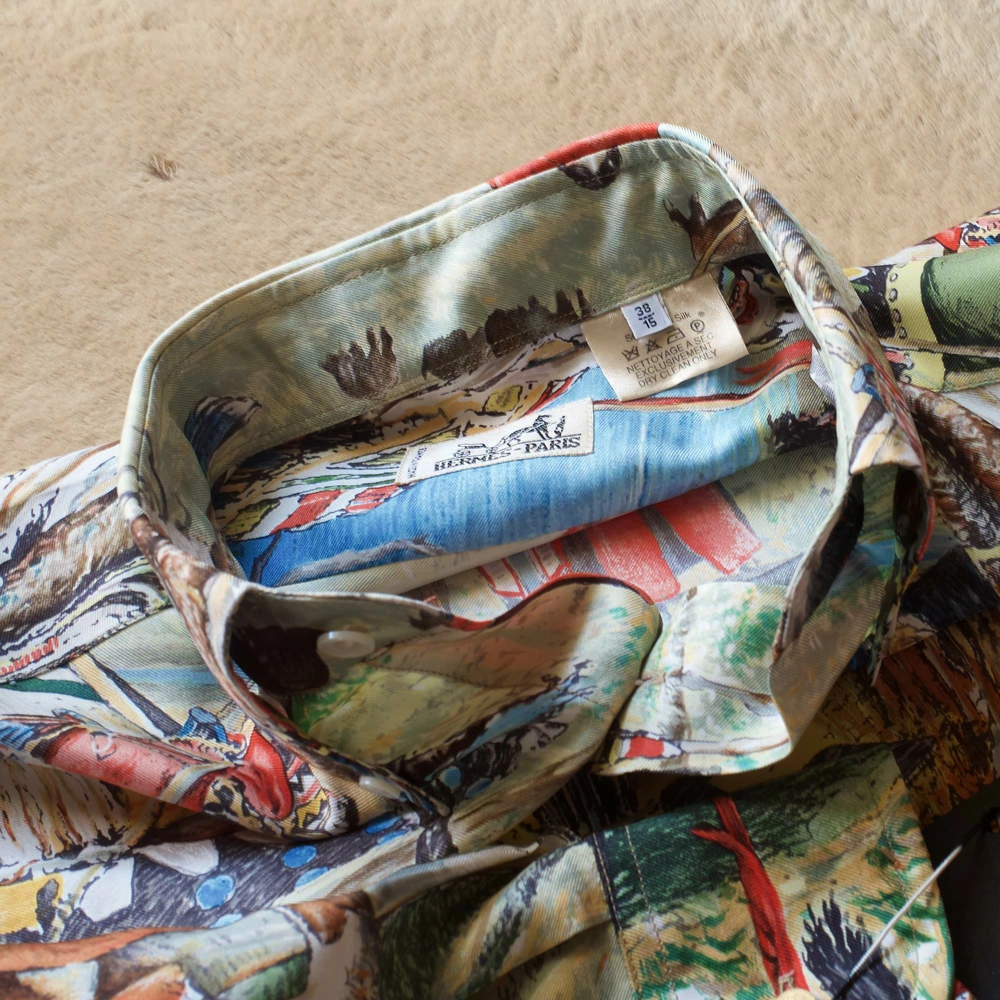 Hermes Multicolor Men's Shirt Size Tg.38 ( Collar ) For Men 15 Hermes Multicolor Men's Shirt Size Tg.38 ( Collar ) For Men - Image 13