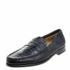 Hermes Black Alligator Leather Loafers Size 44 For Men -Deals Hermes Store luxury men hermes new shoes p104205 001