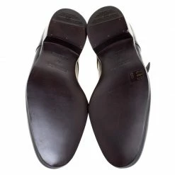 Hermes Black Leather Buckle Derby Size 43.5 For Men -Deals Hermes Store luxury men hermes new shoes p106104 0006