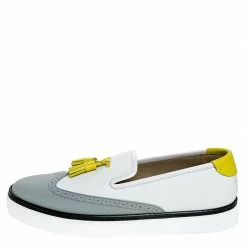 Hermes Two Tone Brogue Leather Must Tassel Loafers Size 39 For Men -Deals Hermes Store luxury men hermes new shoes p251527 003