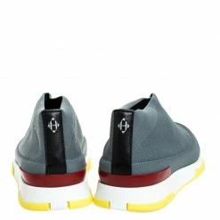 Hermes Grey Knit Stretch Slip On Sneakers Size 42.5 For Men -Deals Hermes Store luxury men hermes new shoes p257377 003