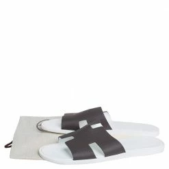 Hermes Brown Leather Izmir Sandals Size 45 For Men -Deals Hermes Store luxury men hermes new shoes p423907 001