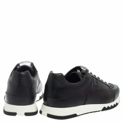 Hermes Black Leather Addict Low Top Sneakers Size 41.5 For Men -Deals Hermes Store luxury men hermes new shoes p460868 005