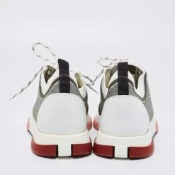 Hermes Multicolor Fabric And Leather Addict Sneakers Size 40 For Men -Deals Hermes Store luxury men hermes new shoes p661657 006