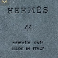 Hermes Black/Brown Leather Izmir Flat Sandals Size 44 For Men -Deals Hermes Store luxury men hermes new shoes p678723 004