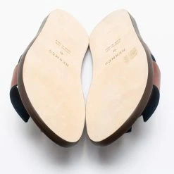 Hermes Hermès Brown Leather Izmir Slide Sandals Size 41 For Men -Deals Hermes Store luxury men hermes new shoes p680852 002