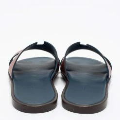 Hermes Hermès Brown Leather Izmir Slide Sandals Size 41 For Men -Deals Hermes Store luxury men hermes new shoes p680852 005
