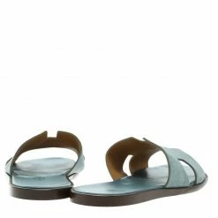 Hermes Teal Suede Izmir Sandals Size 44 For Men 14 Hermes Teal Suede Izmir Sandals Size 44 For Men -Deals Hermes Store luxury men hermes new shoes p92778 005