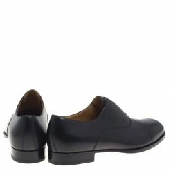 Hermes Black Leather Napoli Derby Size 44 For Men -Deals Hermes Store luxury men hermes new shoes p92963 005