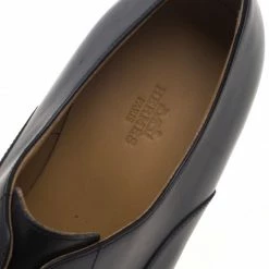 Hermes Black Leather Napoli Derby Size 44 For Men -Deals Hermes Store luxury men hermes new shoes p92963 007