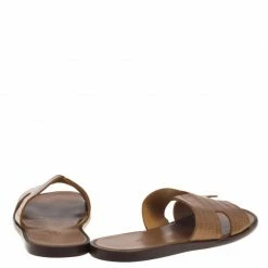 Hermes Light Brown Alligator Izmir Sandals Size 43.5 For Men 14 Hermes Light Brown Alligator Izmir Sandals Size 43.5 For Men -Deals Hermes Store luxury men hermes new shoes p93229 0005
