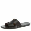 Hermes Dark Brown Leather Izmir Sandals Size 44.5 For Men 2 Hermes Dark Brown Leather Izmir Sandals Size 44.5 For Men -Deals Hermes Store luxury men hermes new shoes p94846 001